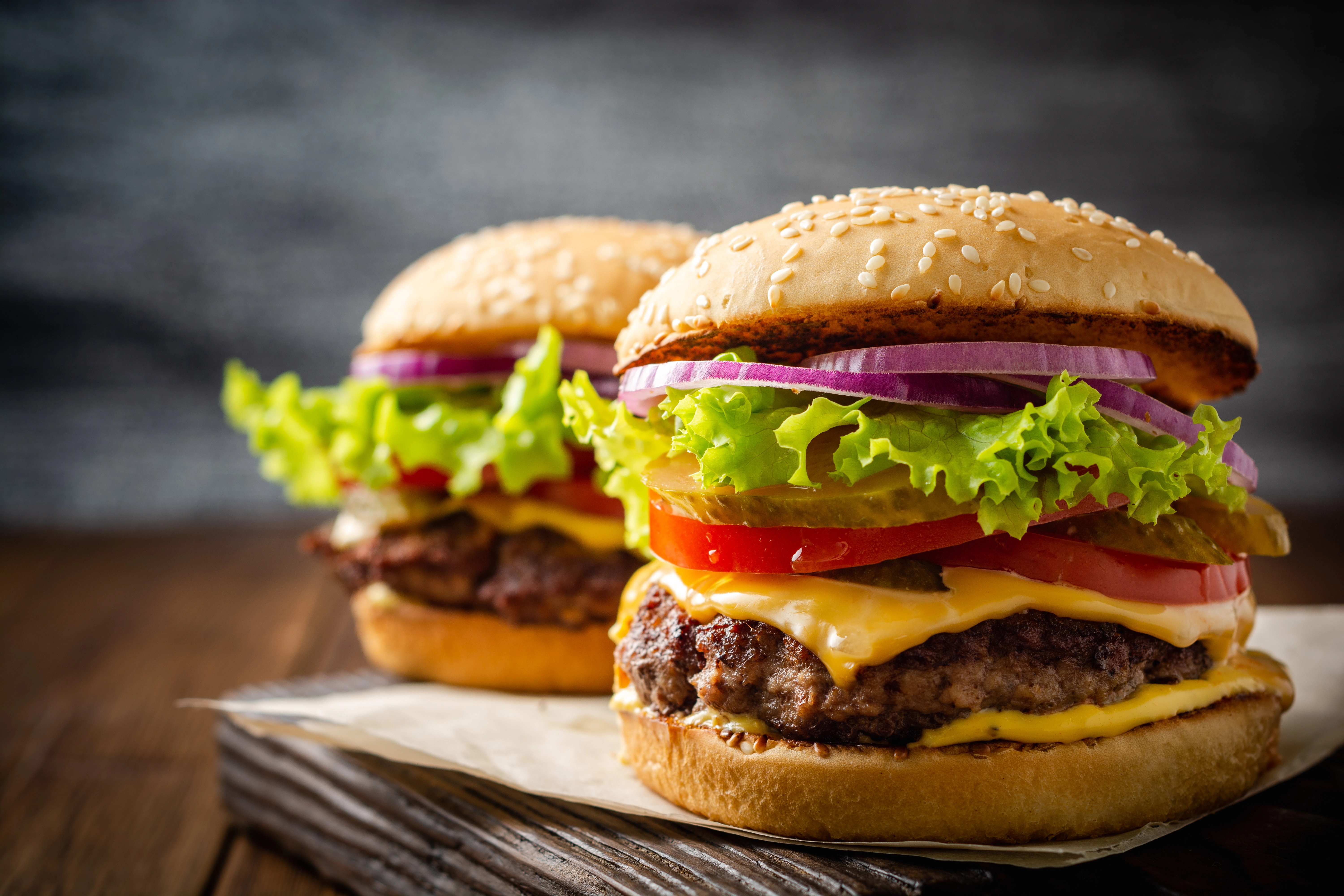 Cheese beef burger