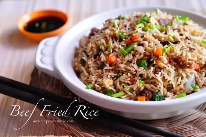 beef fried rice