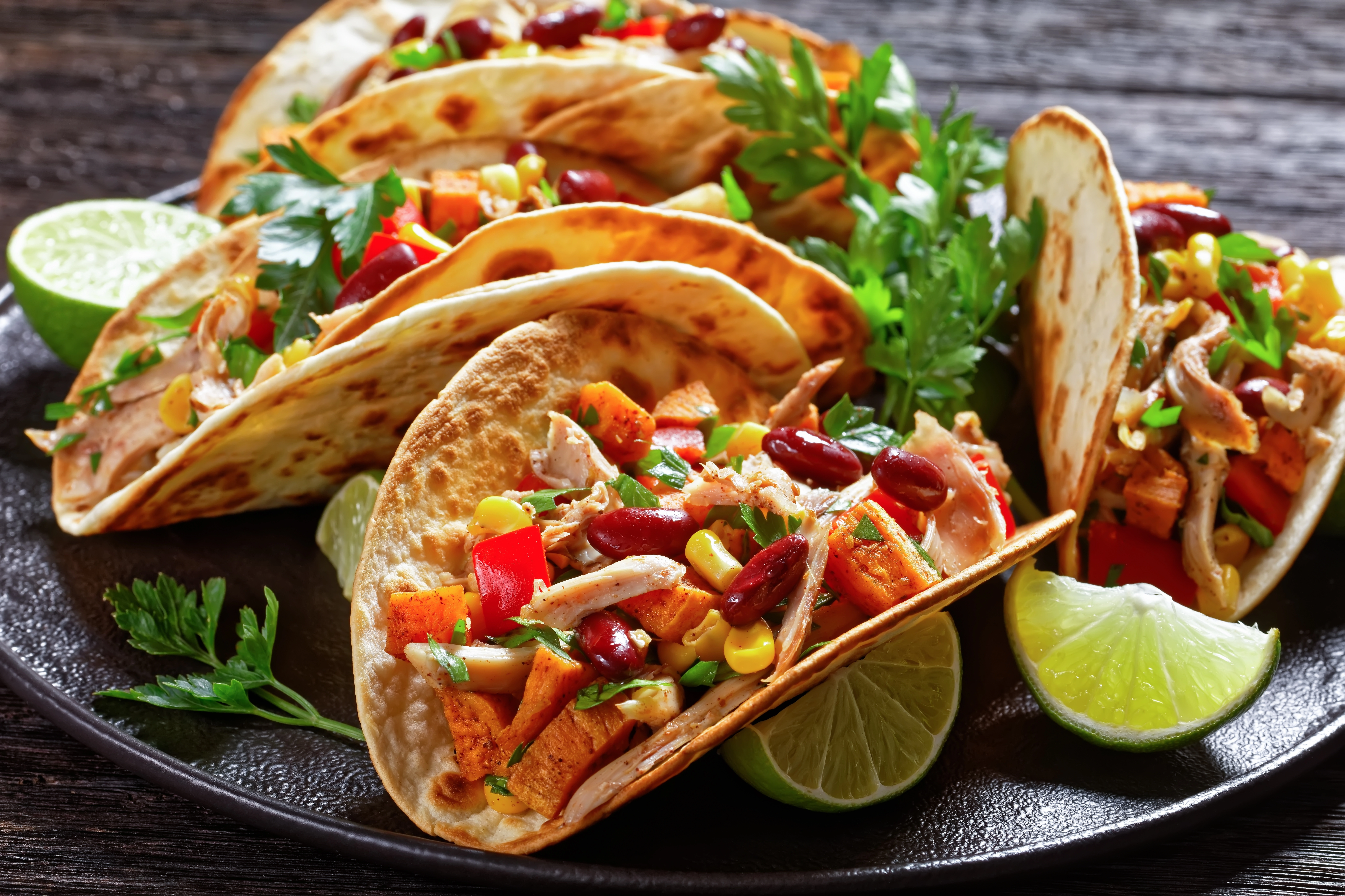 Soft taco chicken